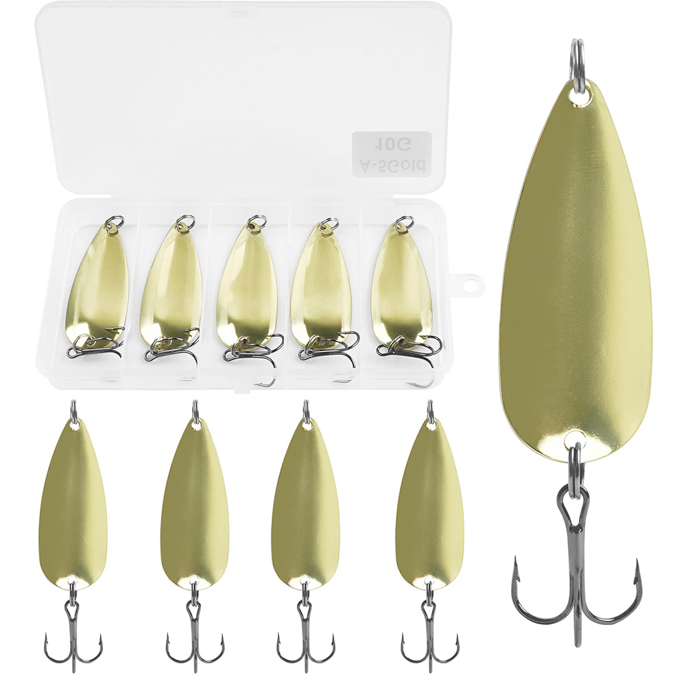 Fishing Hook Treble - 5 pezzi cucchiai da pesca esche