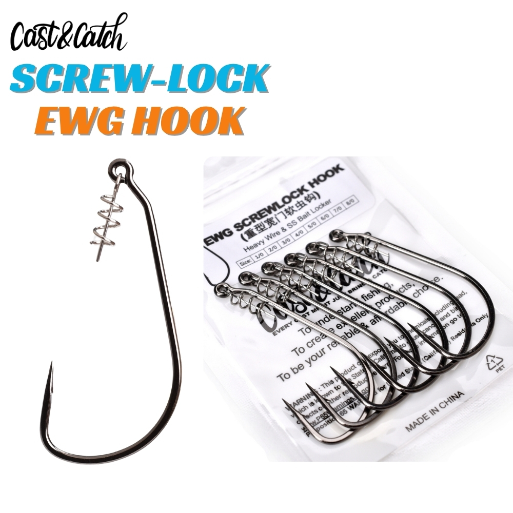Fishing Hook Weedless - Amo da pesca Cast&Catch SCREW-LOCK Weedless