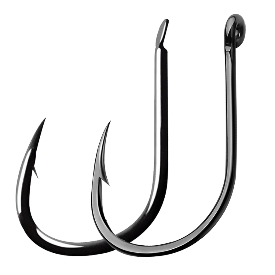 Fishing Hook Circle - 100 pezzi di ami singoli circolari