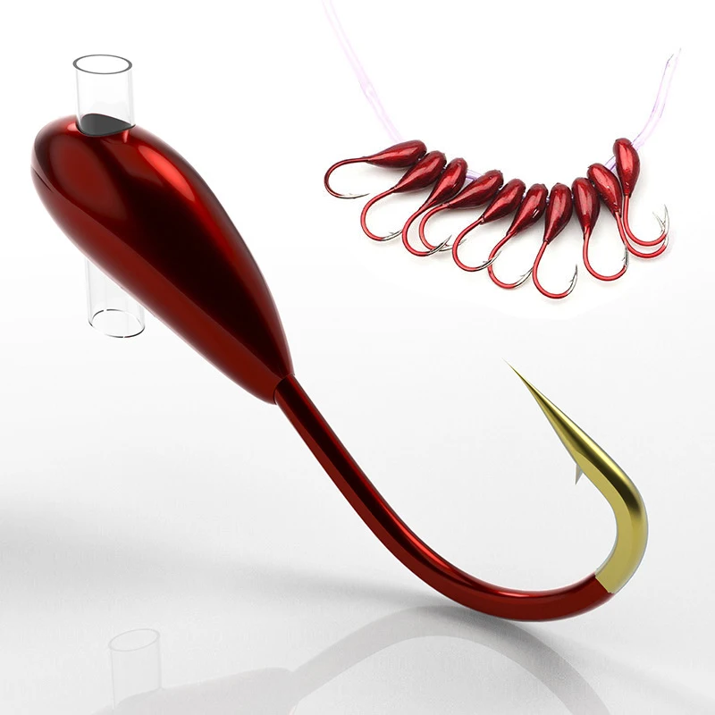 Fishing Hook Assortment - 10/20PCS Inverno Amo da pesca sul