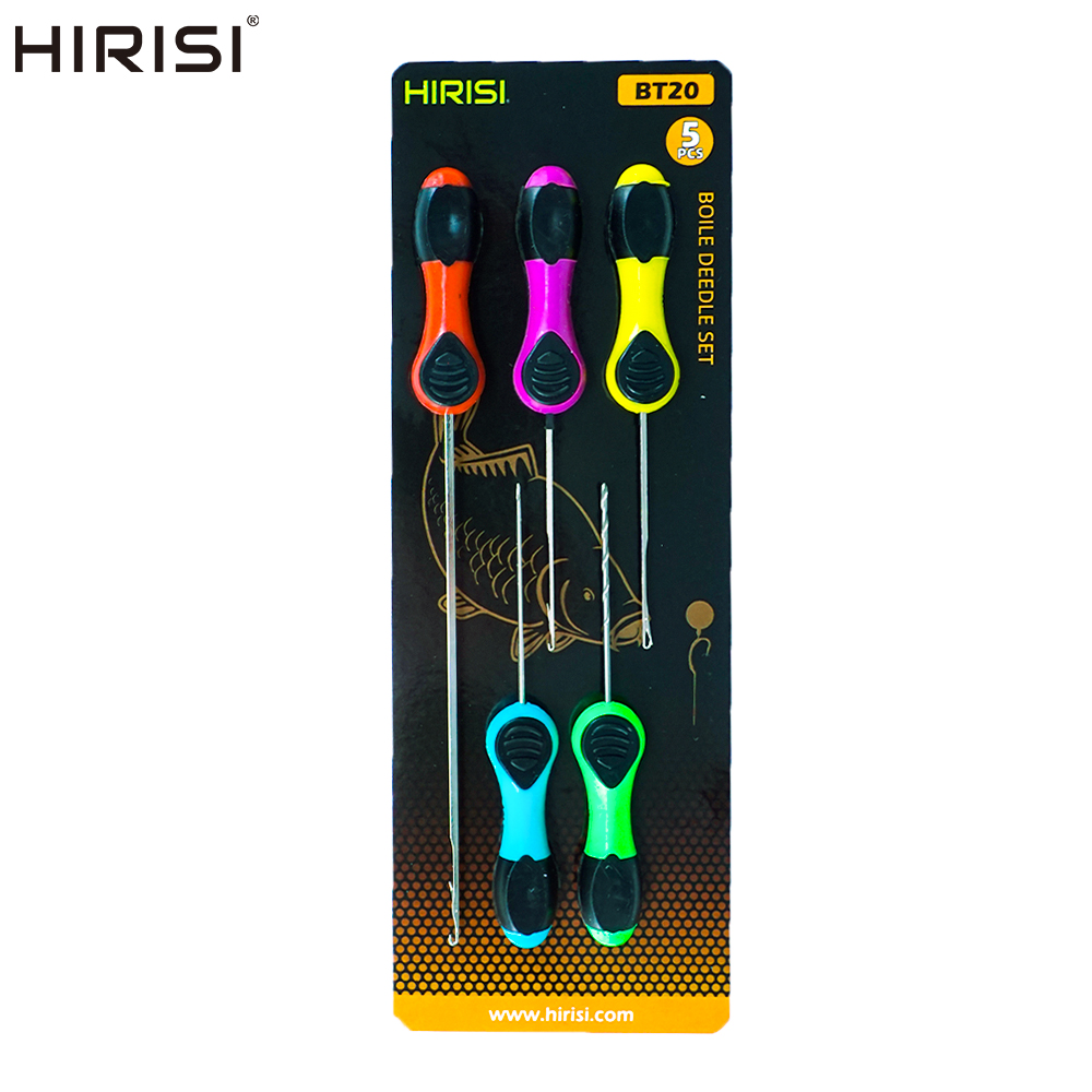Fishing Hook Stainless Steel - Set di 5 aghi per esche