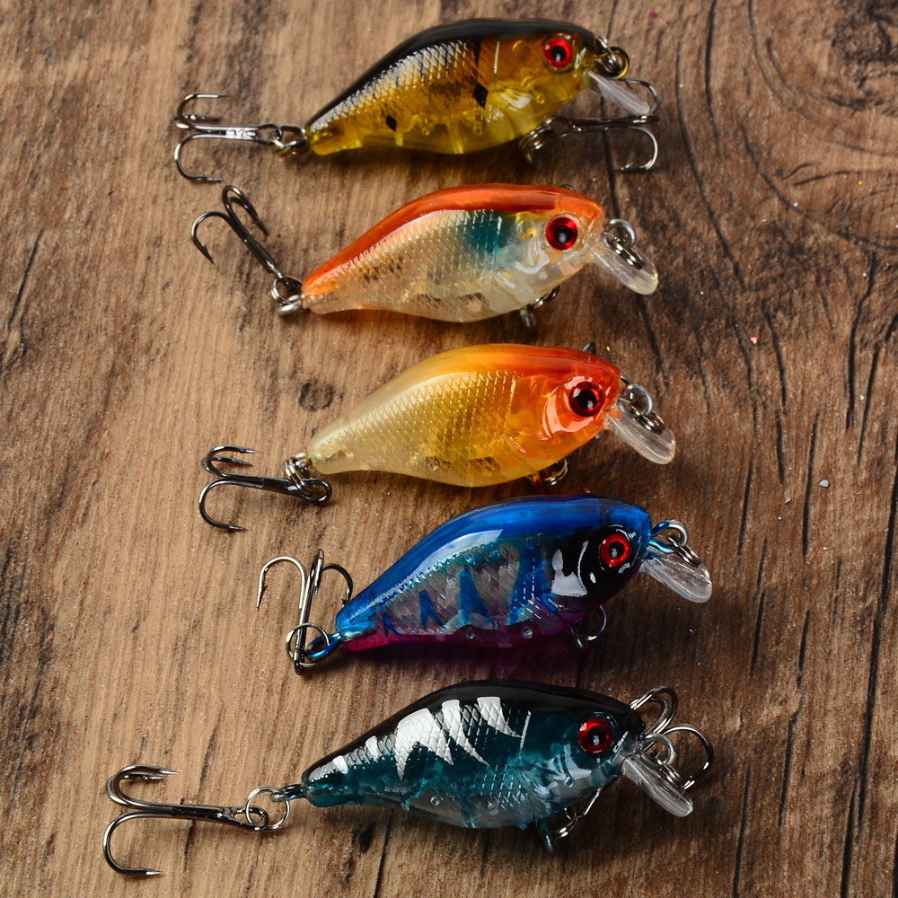 Fishing Hook Treble - 5 pz Galleggiante Crankbaits Esca Richiamo