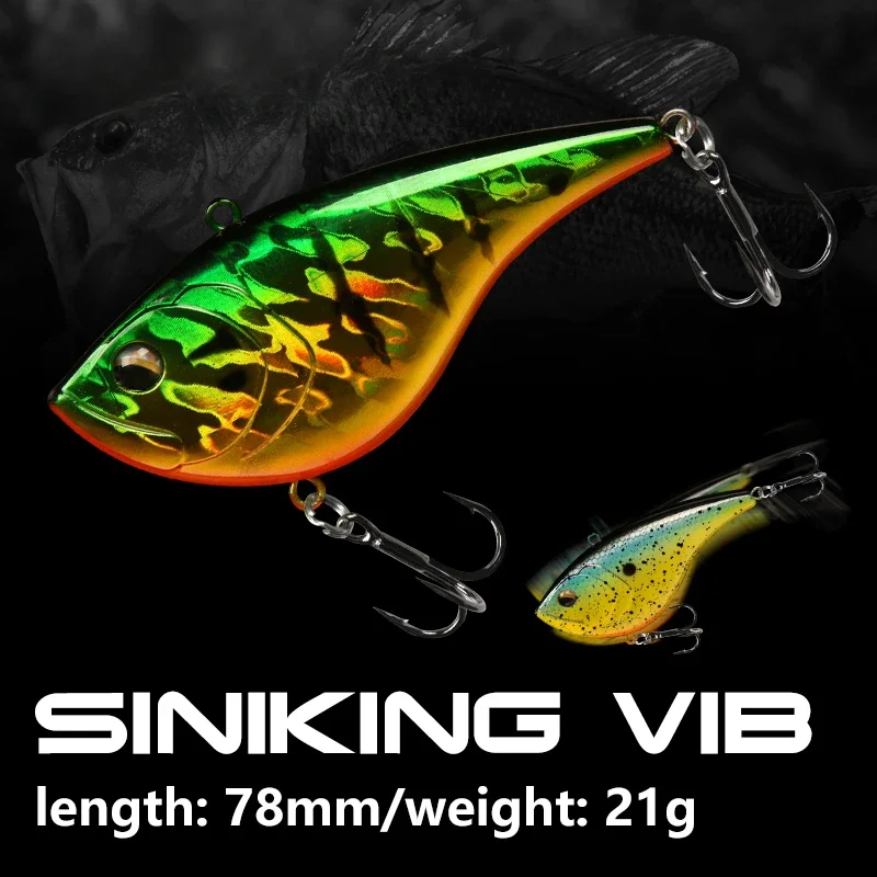 Fishing Hook Treble - 21g/78mm VIB Richiamo di Pesca Esche