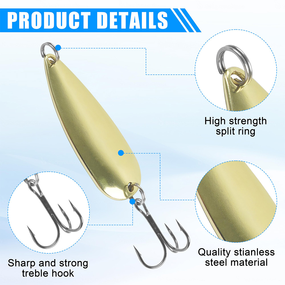 5 pezzi cucchiai da pesca esch - Fishing Hook Treble recensione e prezzo