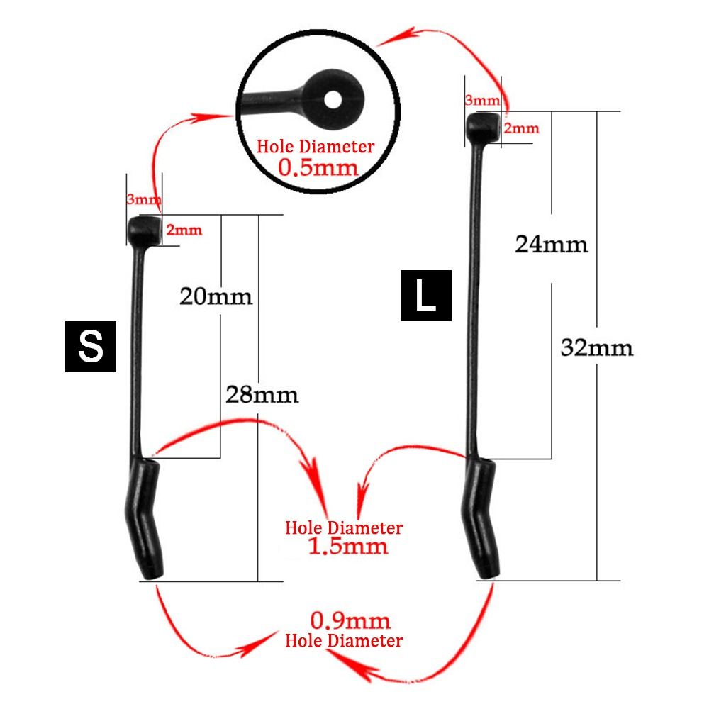 10 Pezzi 26mm/32mm/36mm Alline - Fishing Hook Stainless Steel recensione e prezzo