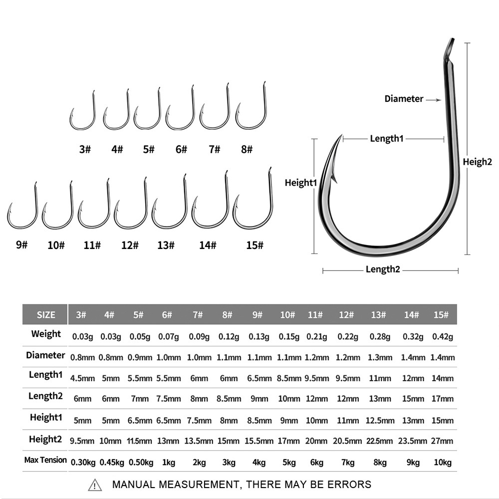 100 pezzi di ami singoli circo - Fishing Hook Circle recensione e prezzo