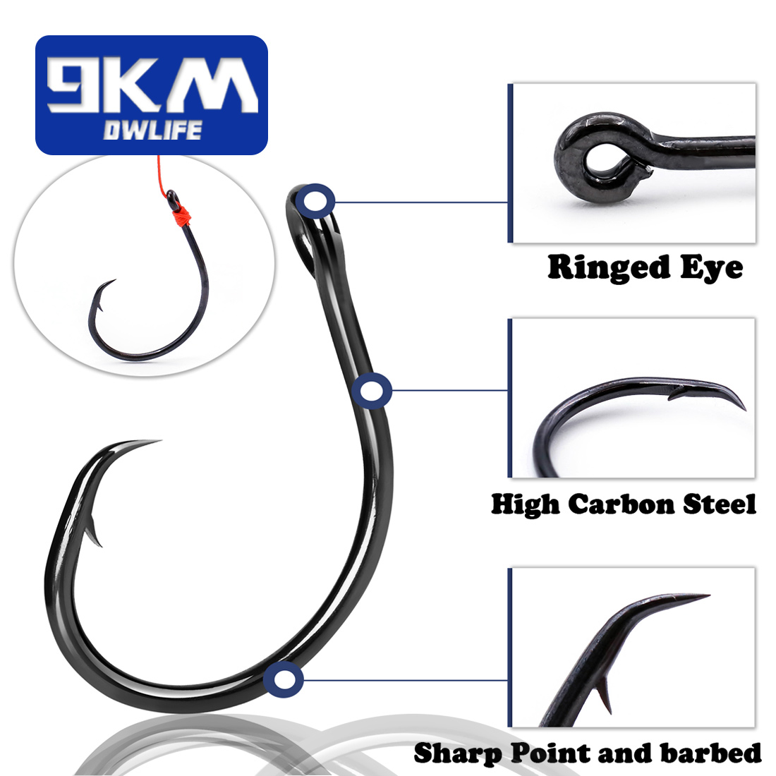 Ami da pesca a cerchio a gola  - Fishing Hook Barbless recensione e prezzo
