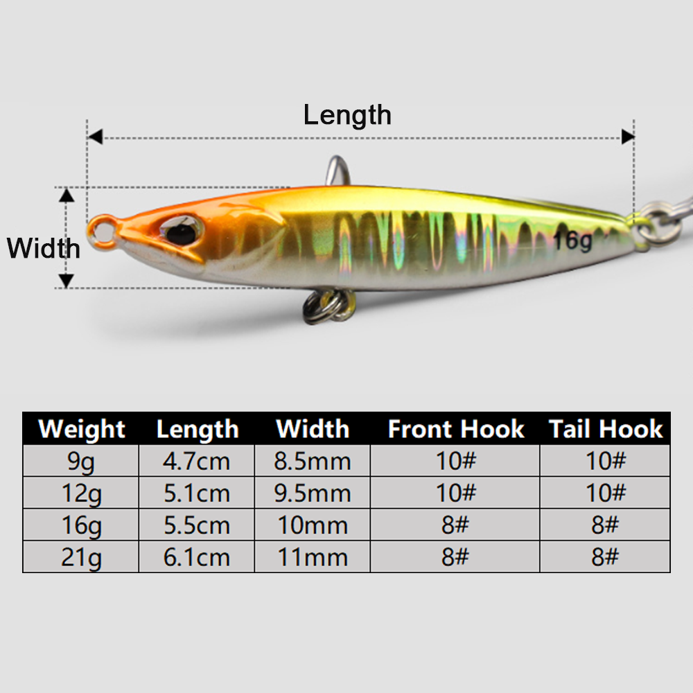 Esche Artificiali da Jigging i - Fishing Hook Treble recensione e prezzo
