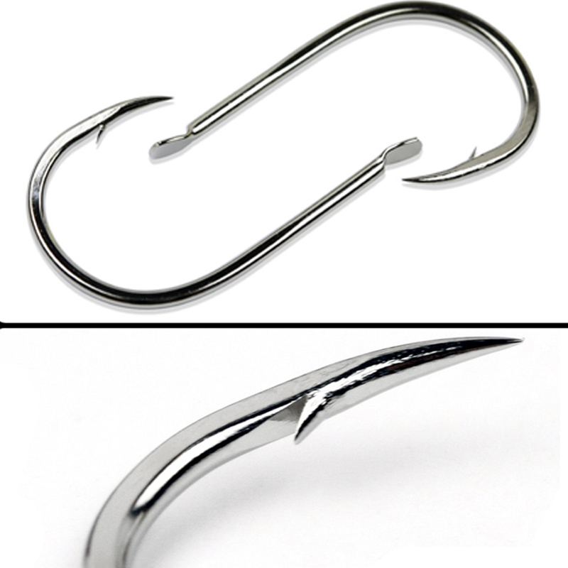 100 pz/lotto 7 dimensioni spin - Fishing Hook Barbless recensione e prezzo