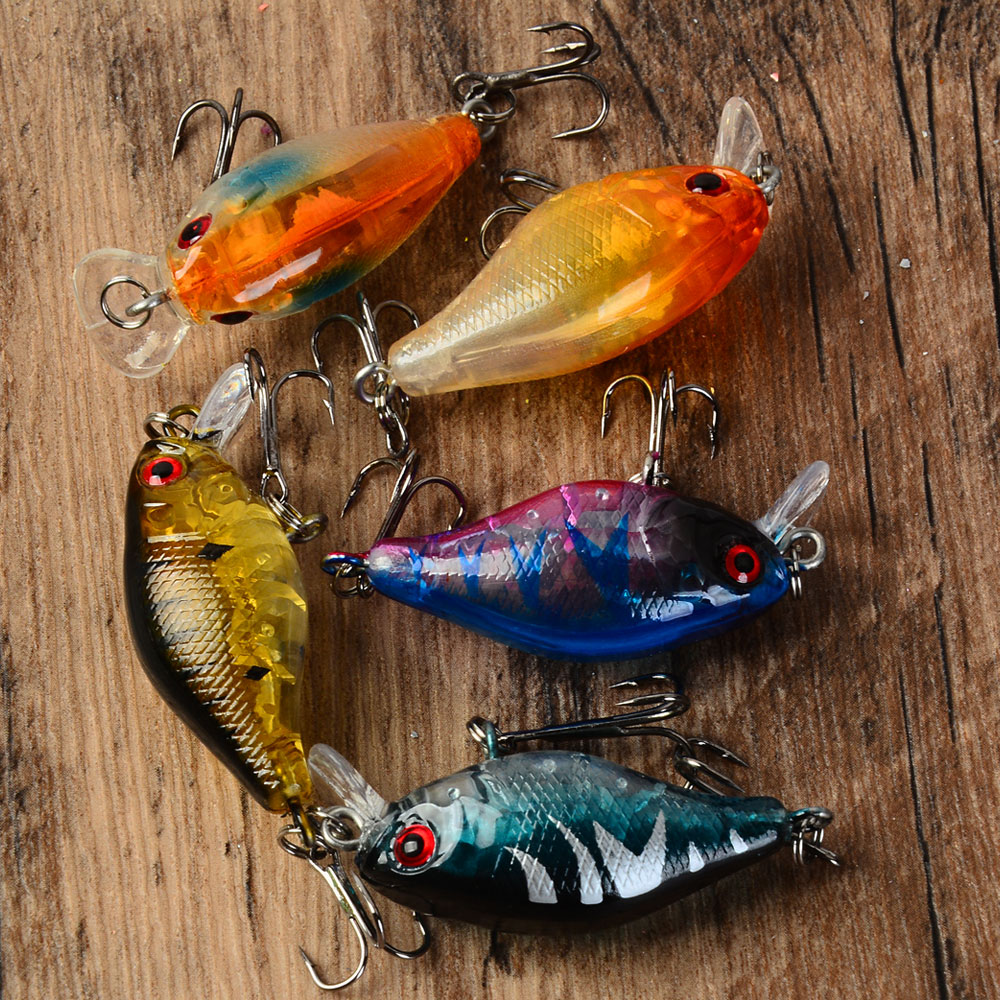 5 pz Galleggiante Crankbaits E - Fishing Hook Treble recensione e prezzo
