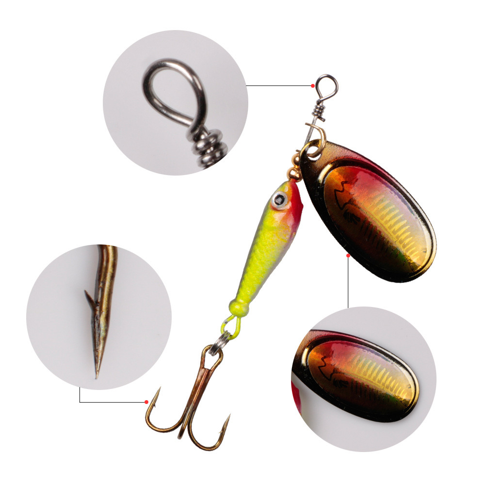 10 pz/set Spinner Esche 9.1g 7 - Fishing Hook Treble recensione e prezzo