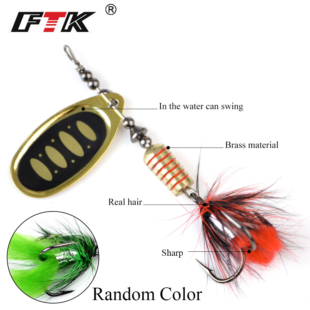 NGB 1 pz Spinner Bait Spoon Lu - Fishing Hook Treble recensione e prezzo