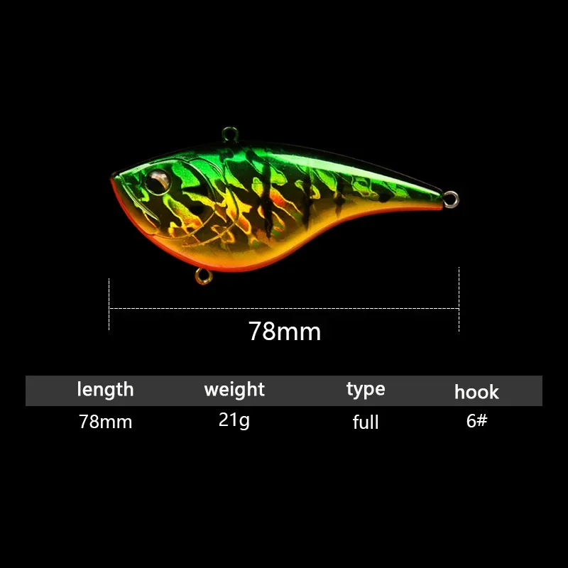 21g/78mm VIB Richiamo di Pesca - Fishing Hook Treble recensione e prezzo