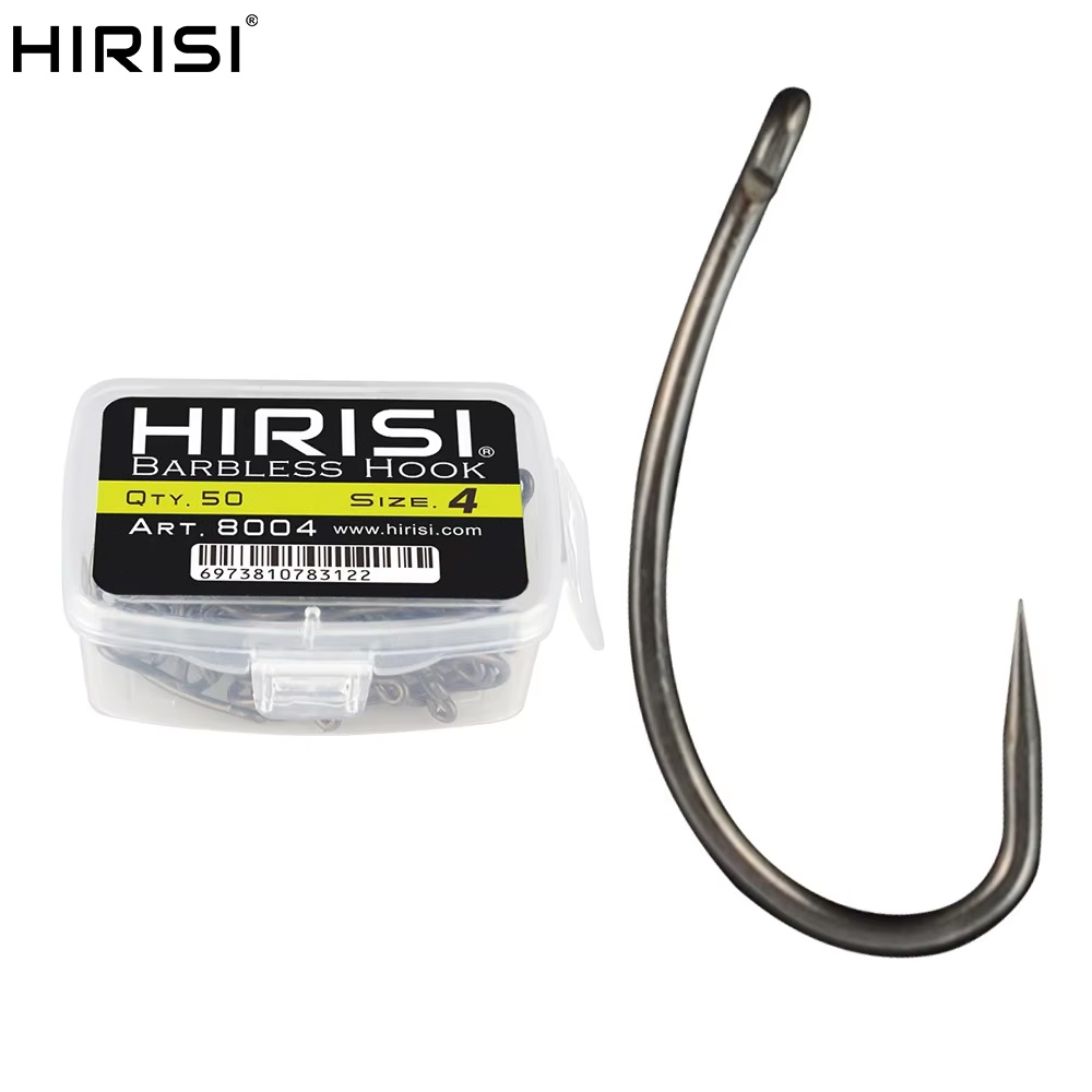 Hirisi 50 pezzi ami da pesca s - Fishing Hook Barbless recensione e prezzo