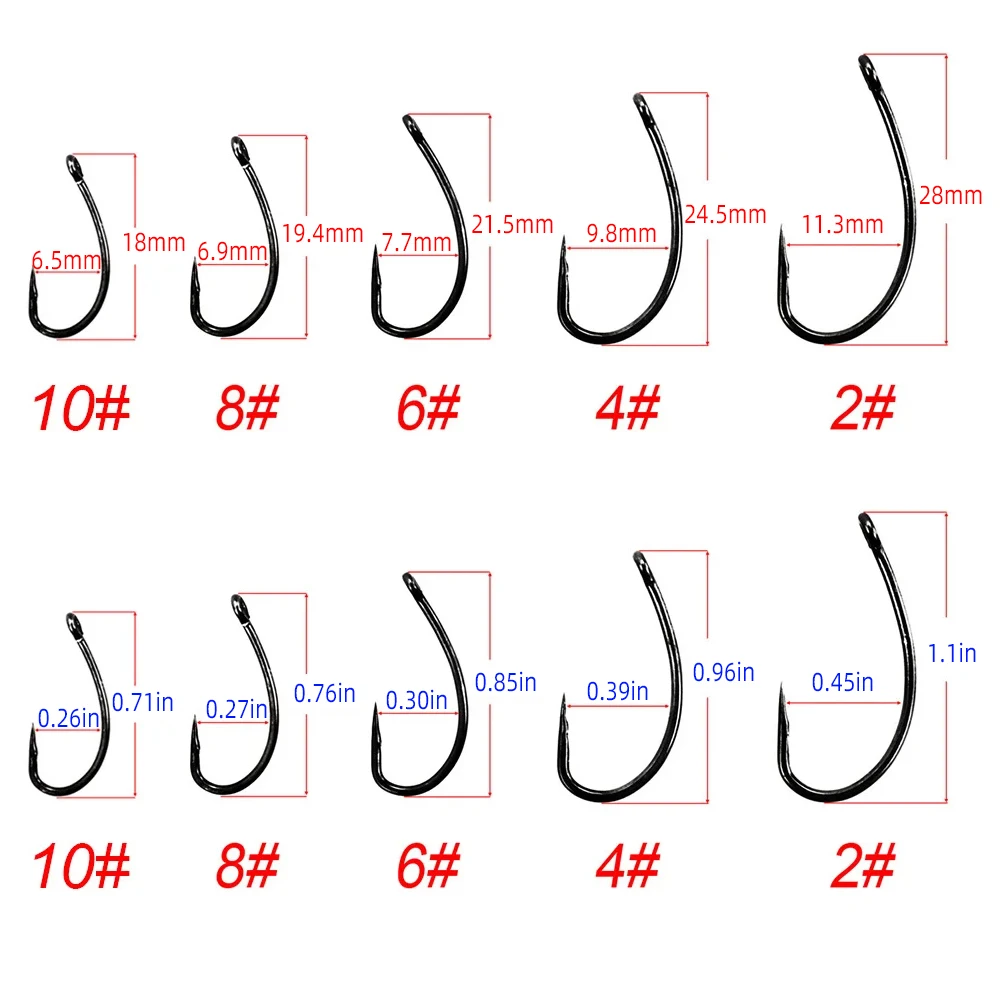 Hirisi 50 pezzi ami da pesca s - Fishing Hook Barbless recensione e prezzo
